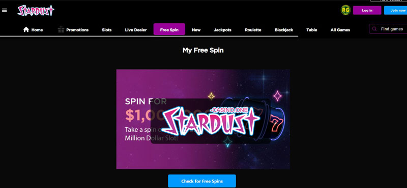 How to register with Stardust Casino USA